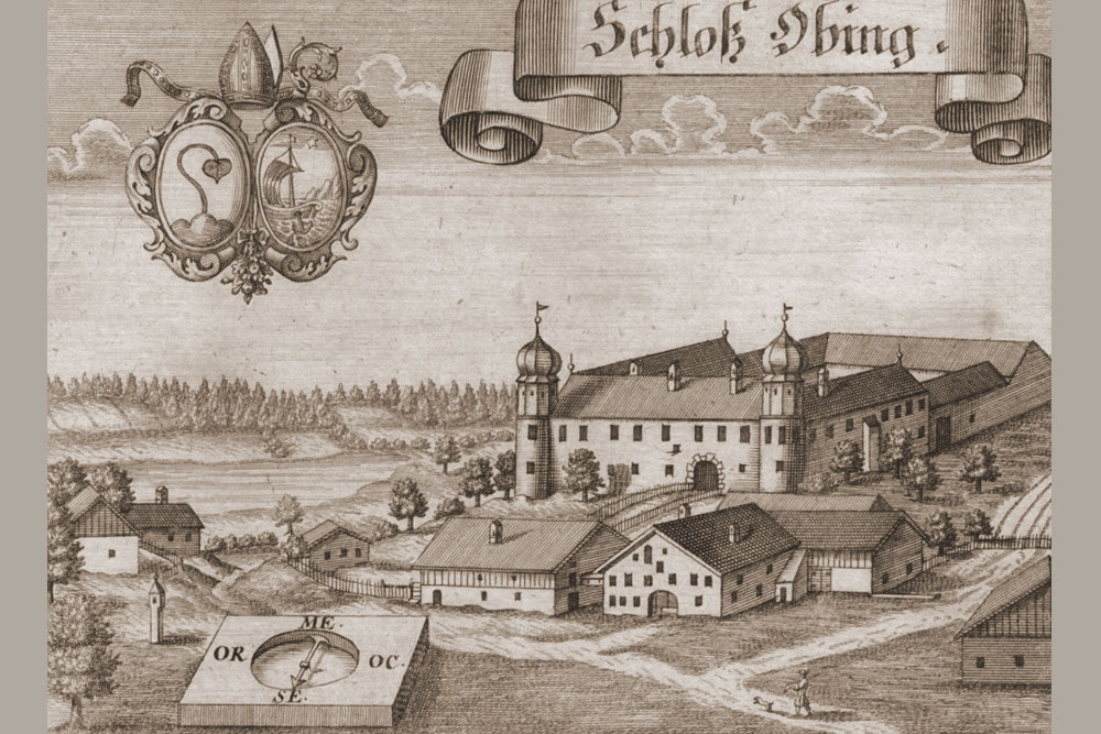 Schloss Obing (Hofmarksschloss) im Landkreis Traunstein