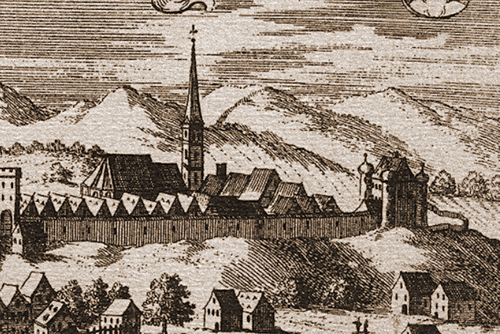 Schloss Traunstein (Schaumburgisches Schloss Neugereut, Schaumburg, Neugereuth, Neugereut, Neuenkreut) im Landkreis Traunstein