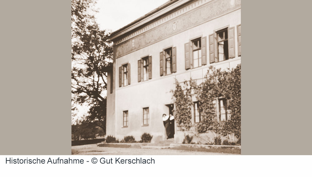 Gut Kerschlach (Herrenhaus) - Historische Aufnahme Gut Kerschlach (Herrenhaus) im Landkreis Weilheim-Schongau