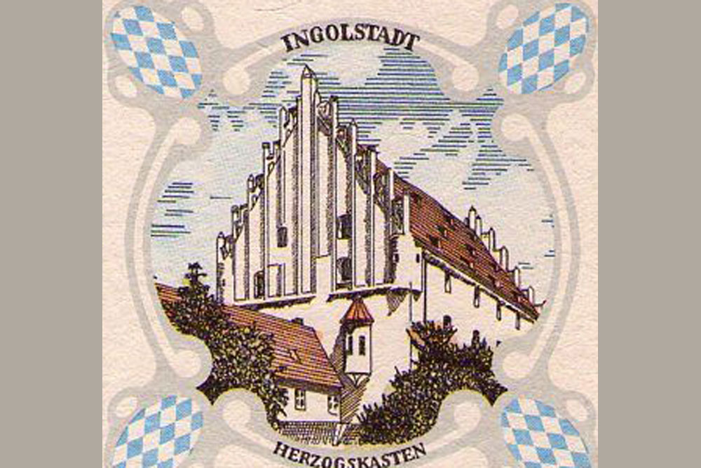 Herzogskasten (Ingolstadt) (Altes Schloss, Altes Haus, Alte Veste, Herzogsschloss, Burg) in Ingolstadt