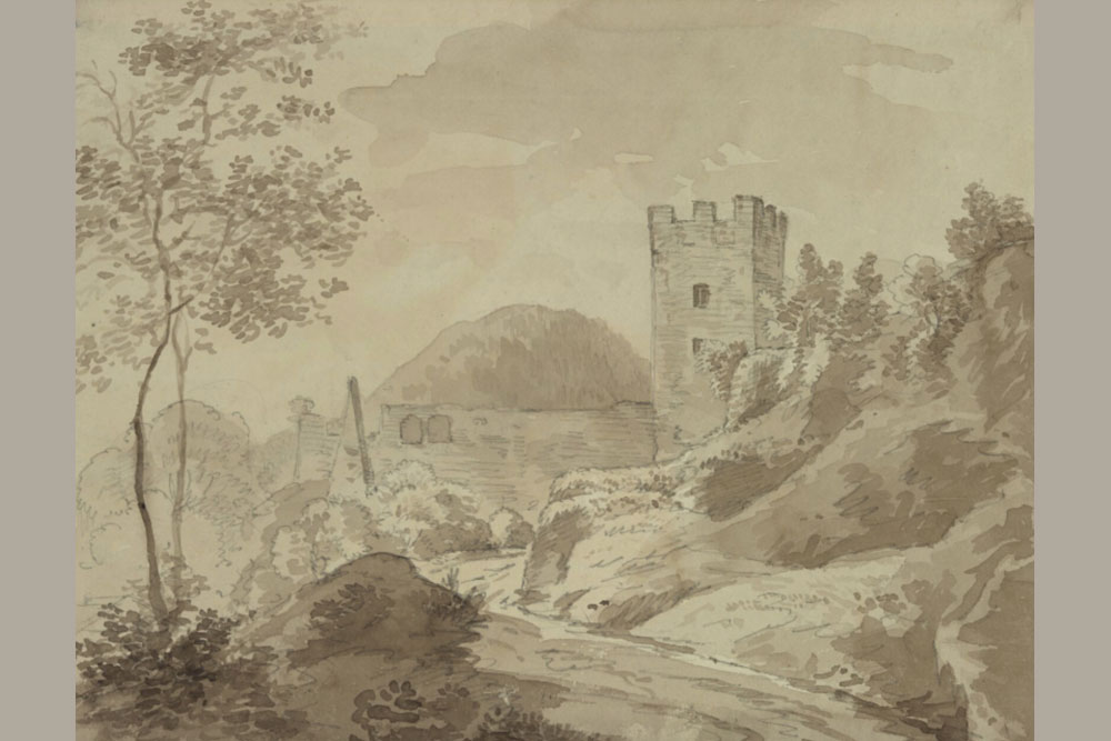 Burg Unter-Falkenstein (Flintsbach am Inn) (Neu-Falkenstein) im Landkreis Rosenheim