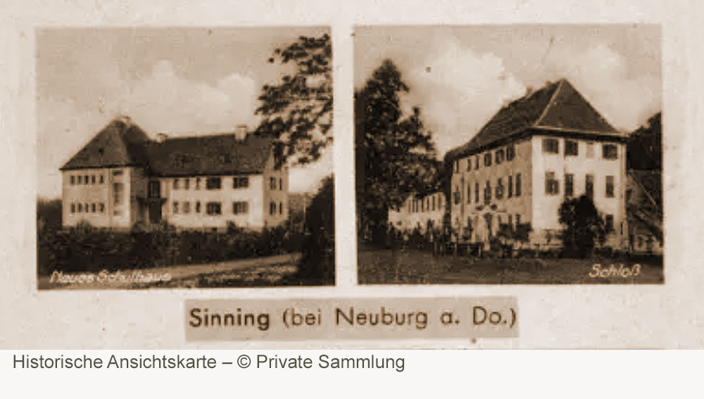 Schloss Sinning im Landkreis Neuburg-Schrobenhausen