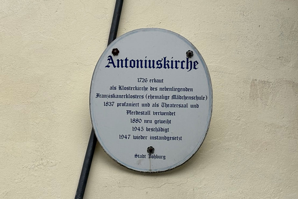 Franziskanerkloster Vohburg im Landkreis Pfaffenhofen an der Ilm