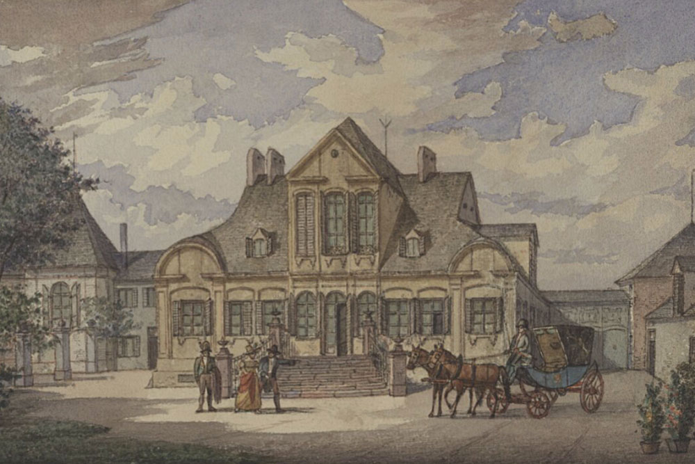 Schloss Neuberghausen (Hompeschschlössl, Villa Hompesch) in der Stadt München-Bogenhausen
