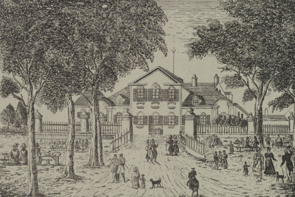 Schloss Neuberghausen (Hompeschschlössl, Villa Hompesch) in der Stadt München-Bogenhausen
