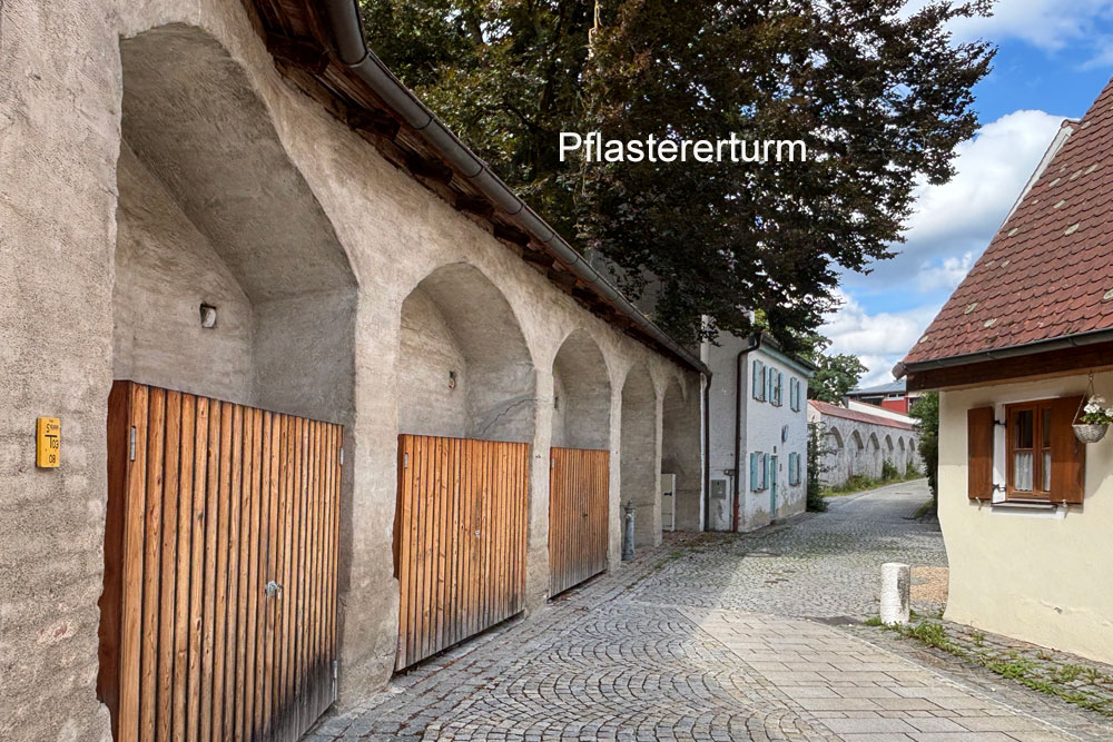 Stadtbefestigung Schrobenhausen im Landkreis Neuburg-Schrobenhausen