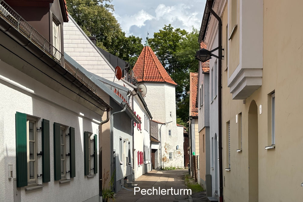 Stadtbefestigung Schrobenhausen im Landkreis Neuburg-Schrobenhausen