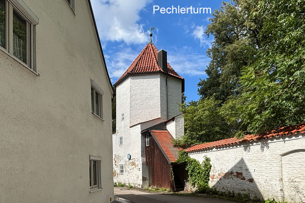 Stadtbefestigung Schrobenhausen im Landkreis Neuburg-Schrobenhausen