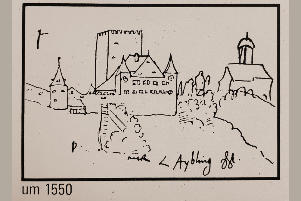 Schloss Aibling (Schlossrest Aibling) im Landkreis Rosenheim