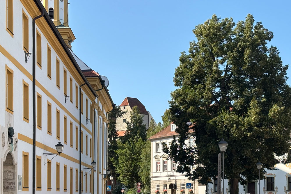 Kloster Sankt Maria (Neuburg an der Donau) (ehemaliges Kloster der Ursulinen, Kirche St. Ursula) im Landkreis Neuburg-Schrobenhausen
