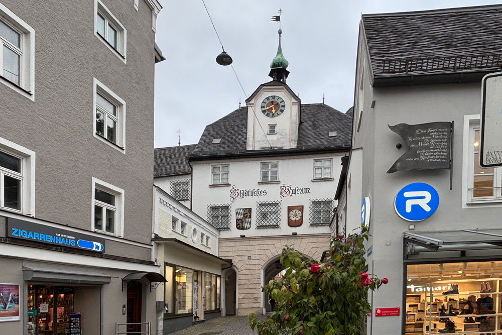 Stadtbefestigung Rosenheim in der Stadt Rosenheim in Bayern