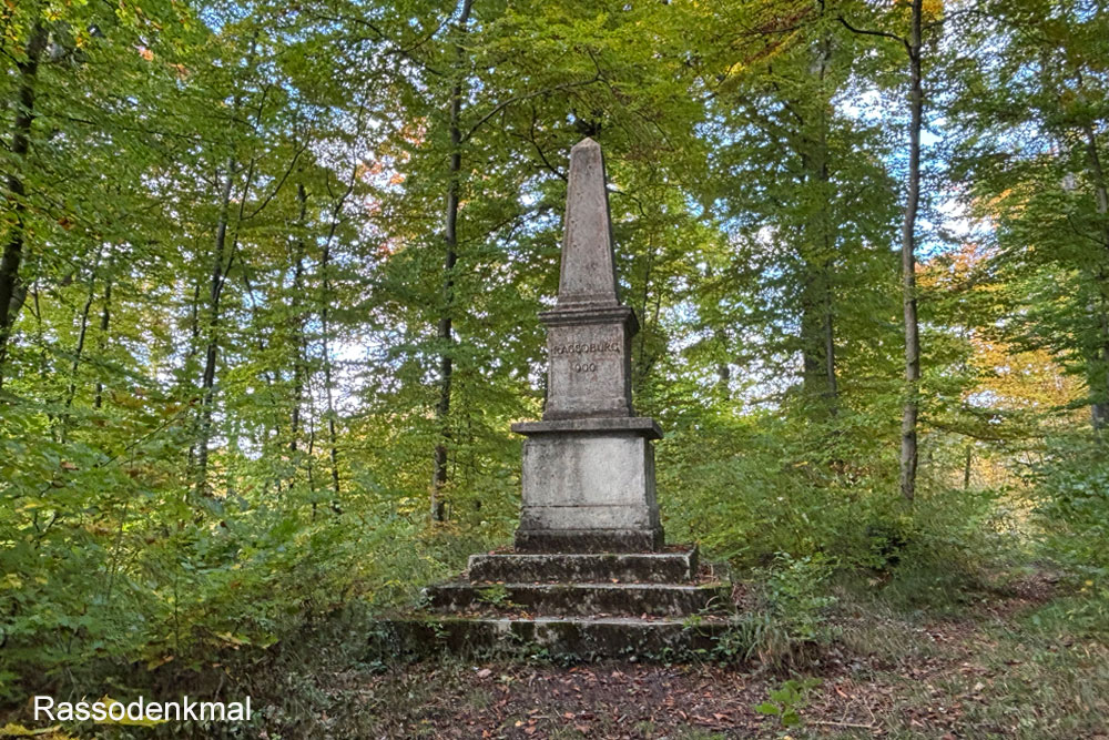 Burg Wildenroth (Burgstall Wildenroth, Rasso-Burg, Rassoburg) im Landkreis Fürstenfeldbruck