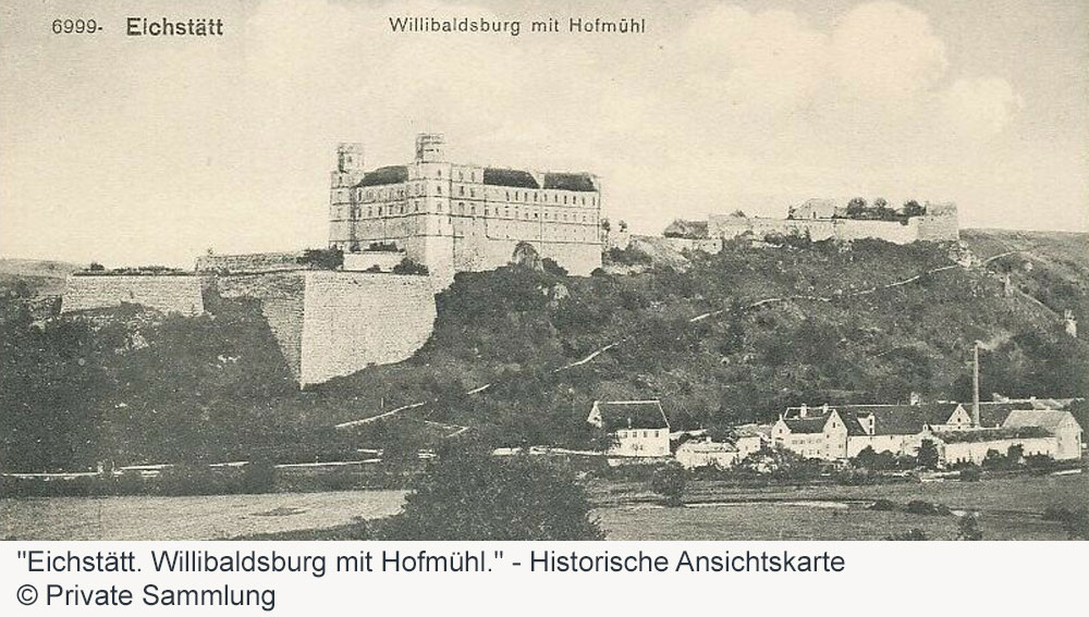 Willibaldsburg - Historische Ansichtskarte Willibaldsburg im Landkreis Eichstätt
