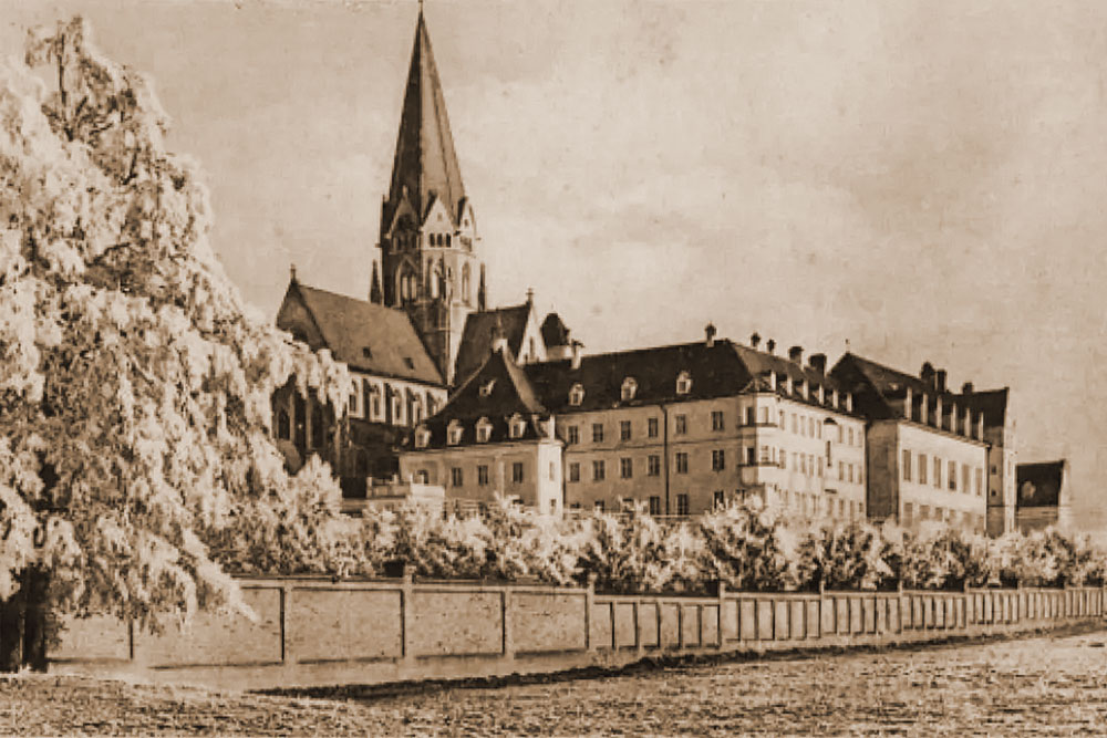 Erzabtei Sankt Ottilien (Kloster der Missionsbenediktiner) - Historische Ansichtskarte Erzabtei Sankt Ottilien (Kloster der Missionsbenediktiner) im Landkreis Landsberg am Lech