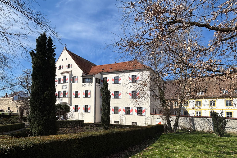 Schloss Weilheim (Pflegschloss, „Hofburg“) im Landkreis Weilheim-Schongau