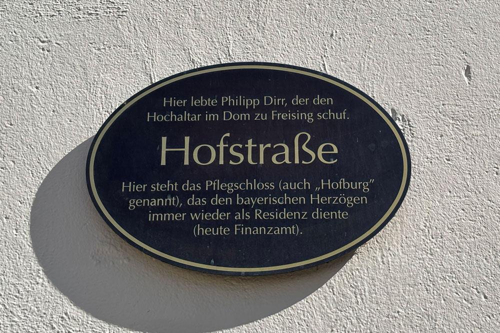 Schloss Weilheim (Pflegschloss, „Hofburg“) im Landkreis Weilheim-Schongau