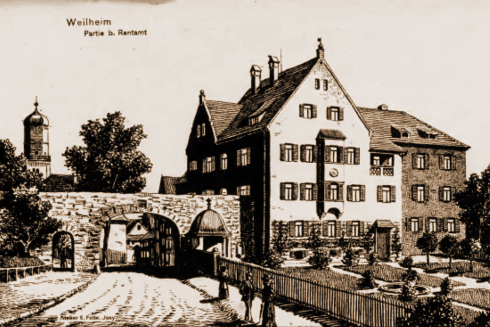 Schloss Weilheim (Pflegschloss, „Hofburg“) im Landkreis Weilheim-Schongau