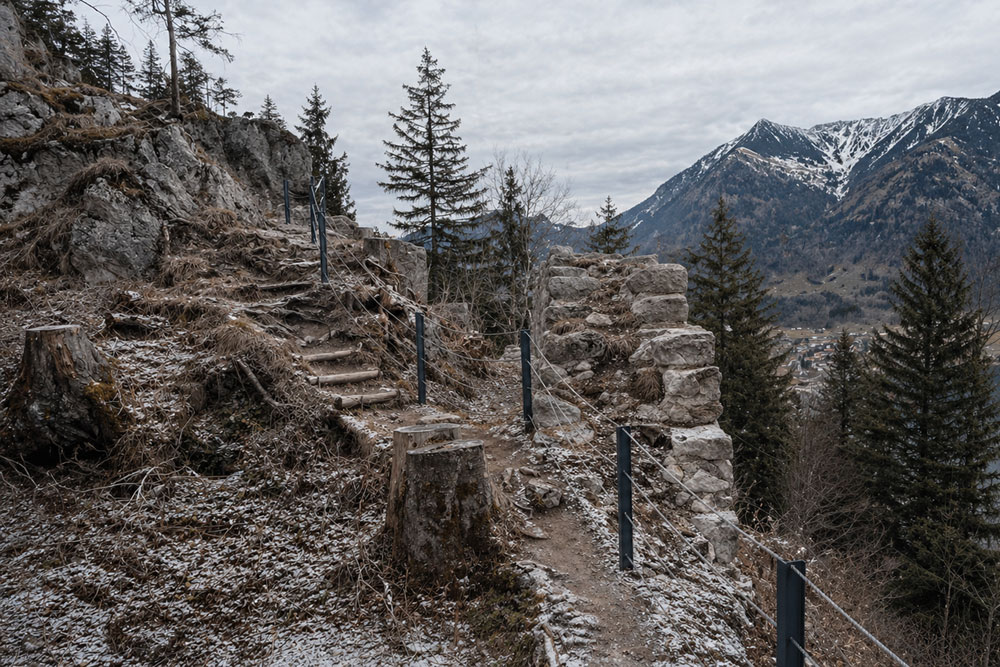 Burgruine Hohenwaldeck im Landkreis Miesbach