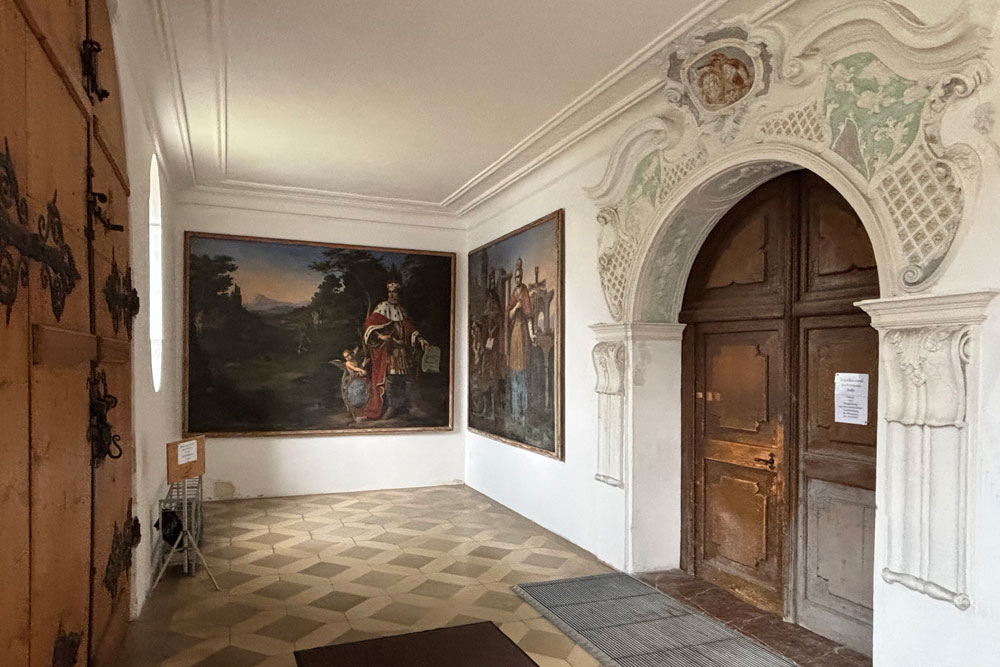 Kloster Polling (ehemaliges Kloster der Benediktiner, dann der Augustiner-Chorherren) im Landkreis Weilheim-Schongau