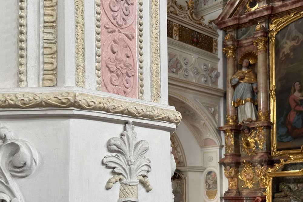 Kloster Polling (ehemaliges Kloster der Benediktiner, dann der Augustiner-Chorherren) im Landkreis Weilheim-Schongau