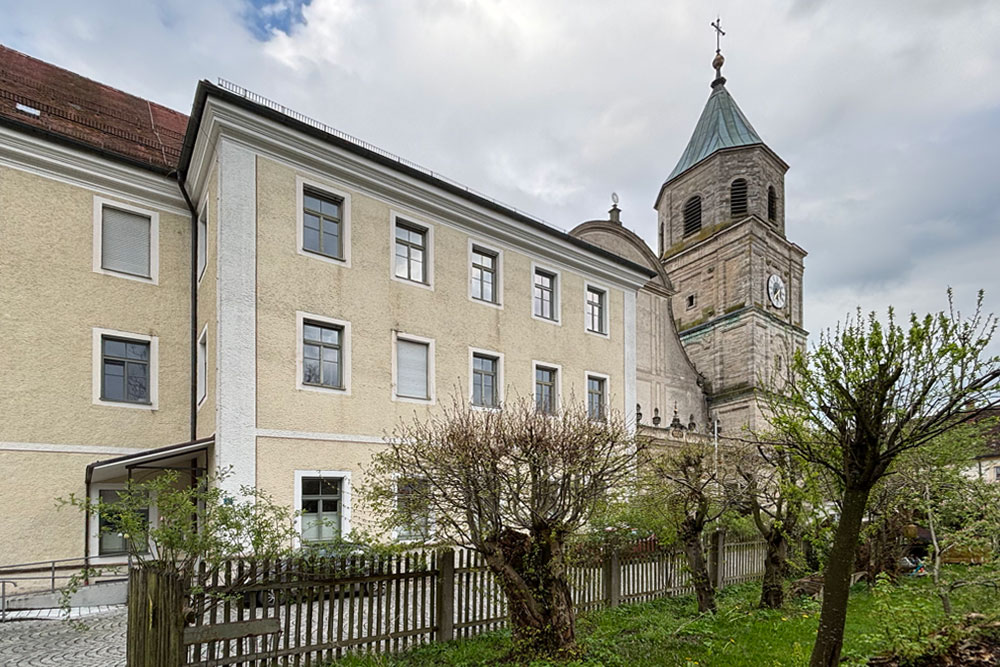 Kloster Polling (ehemaliges Kloster der Benediktiner, dann der Augustiner-Chorherren) im Landkreis Weilheim-Schongau