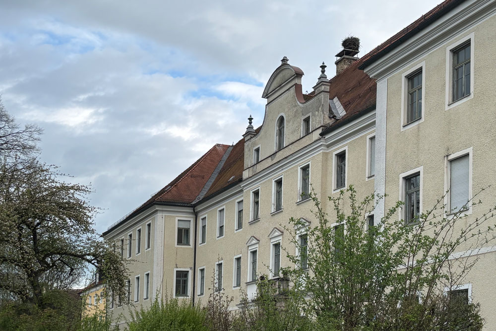 Kloster Polling (ehemaliges Kloster der Benediktiner, dann der Augustiner-Chorherren) im Landkreis Weilheim-Schongau