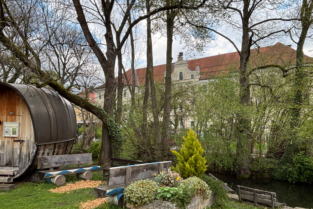 Kloster Polling (ehemaliges Kloster der Benediktiner, dann der Augustiner-Chorherren) im Landkreis Weilheim-Schongau in Bayern