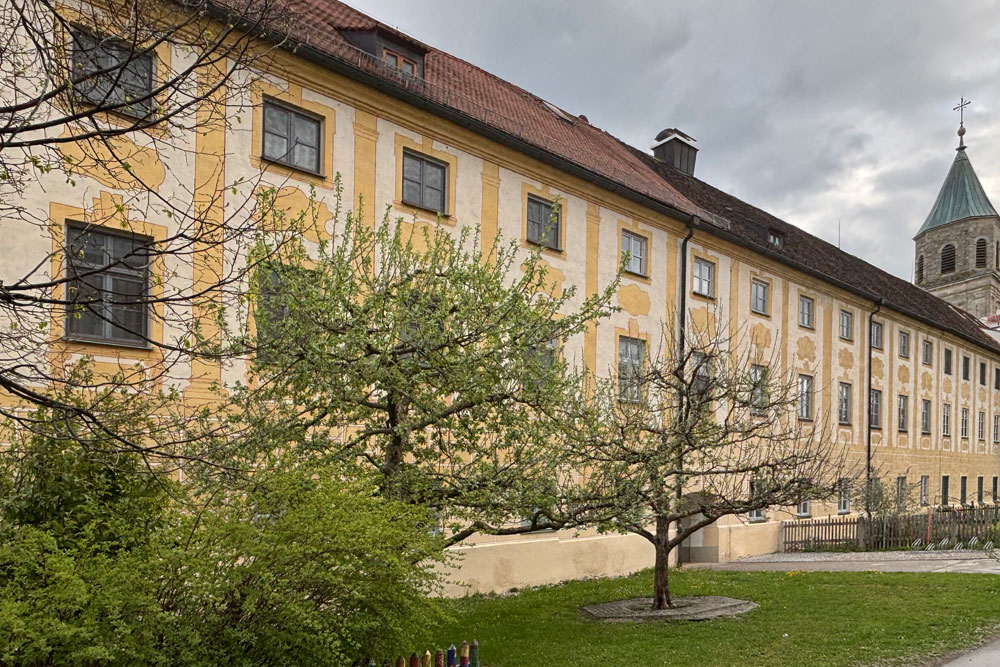 Kloster Polling (ehemaliges Kloster der Benediktiner, dann der Augustiner-Chorherren) im Landkreis Weilheim-Schongau