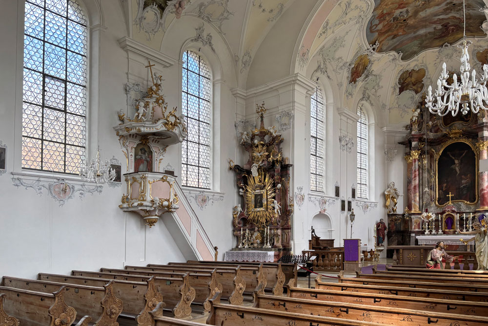 Kloster Wessobrunn im Landkreis Weilheim-Schongau