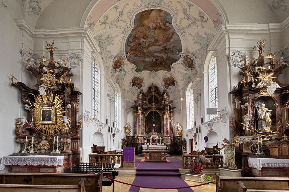 Kloster Wessobrunn im Landkreis Weilheim-Schongau