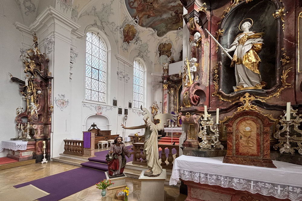 Kloster Wessobrunn im Landkreis Weilheim-Schongau