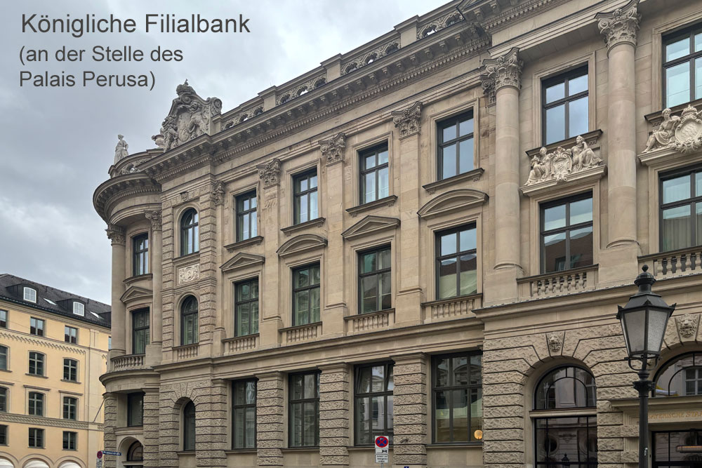 Palais Perusa (Palais Törring-Jettenbach, Palais des Comte de la Pérouse) in München