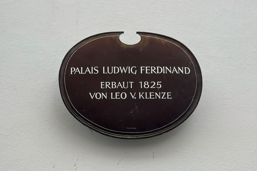 Palais Ludwig-Ferdinand (Prinz-Ludwig-Ferdinand-Palais, Prinz-Alfons-Palais) in München