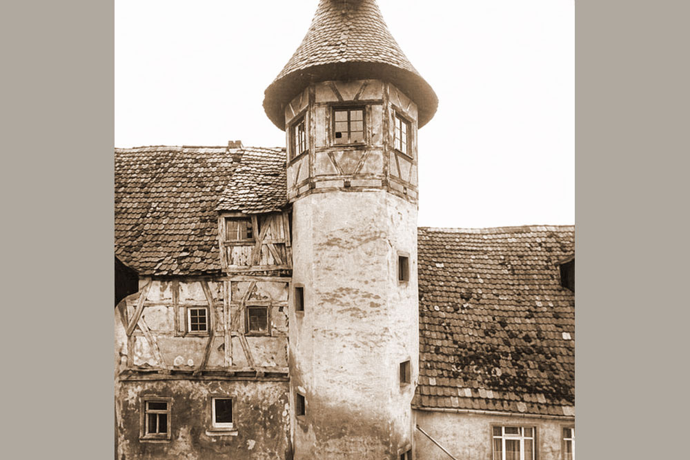 Schloss Sachsenflur (Schlösschen Sachsenflur, Burg Sachsenflur) im Main-Tauber-Kreis