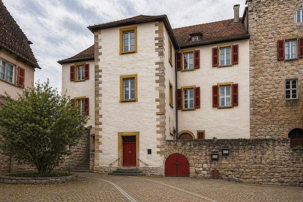 Wasserschloss Creglingen (Schloss Creglingen) im Main-Tauber-Kreis