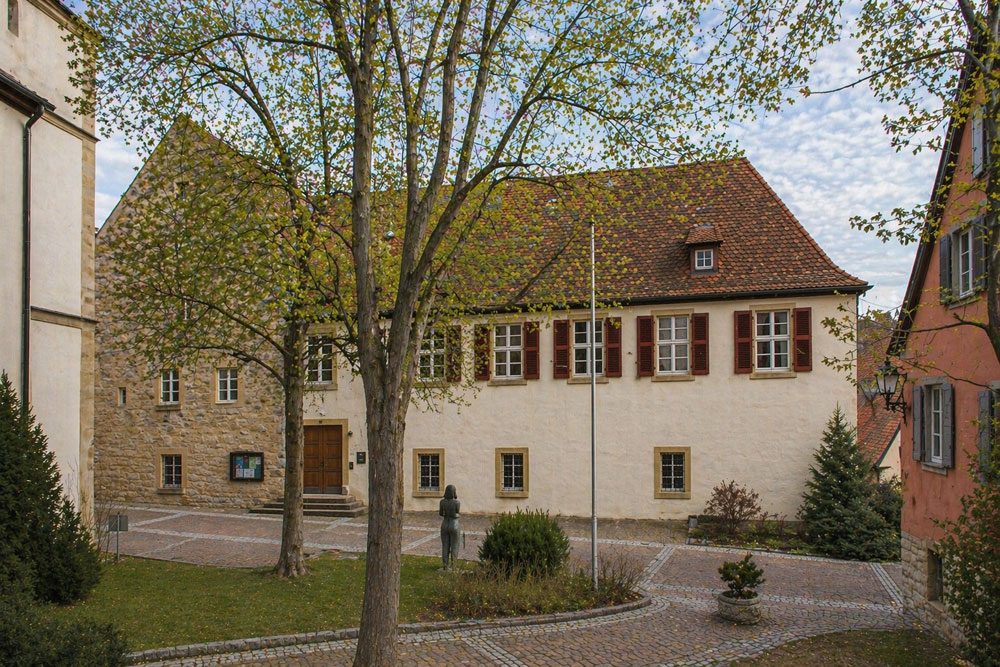 Wasserschloss Creglingen (Schloss Creglingen) im Main-Tauber-Kreis