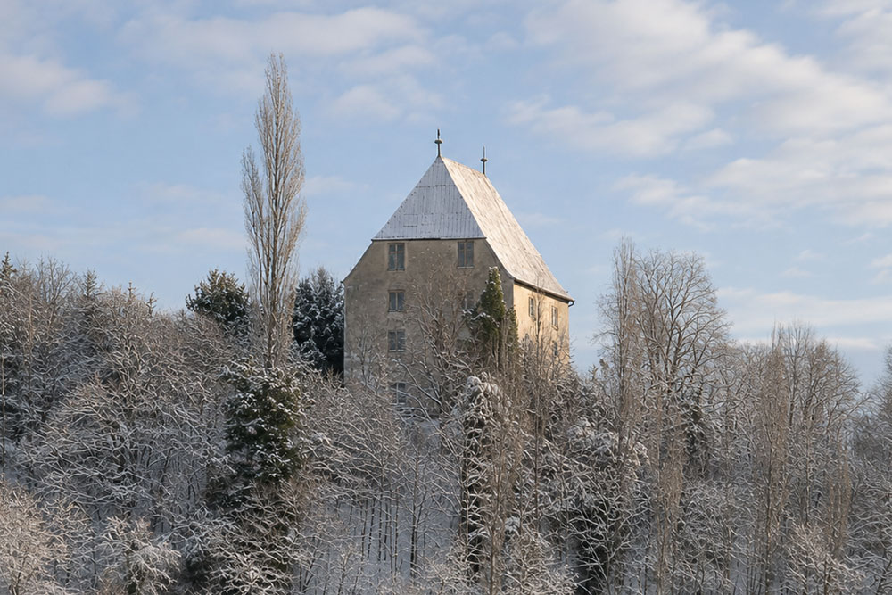 Burg Megling (Stampflschloss, Stampflschlössl, Schloss Stampfl, Mögling, Mödling, Obermegling, Stampfturm, Stampfl) Burg Megling (Stampflschloss, Stampflschlössl, Schloss Stampfl, Mögling, Mödling, Obermegling, Stampfturm, Stampfl) im Landkreis Mühldorf am Inn
