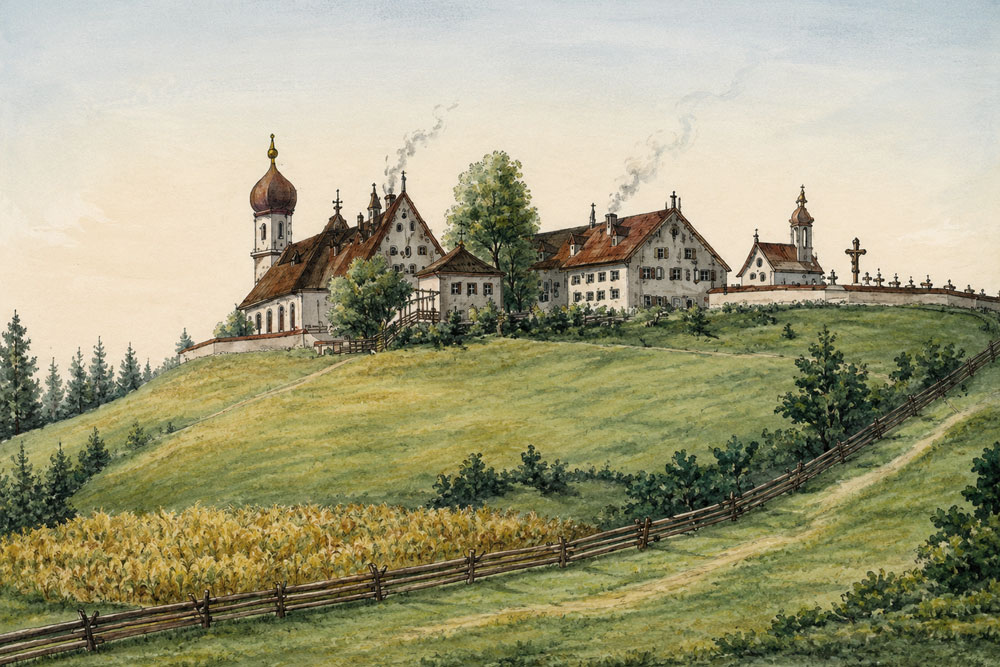Burg Peißenberg (Sankt Georg) im Landkreis Weilheim-Schongau
