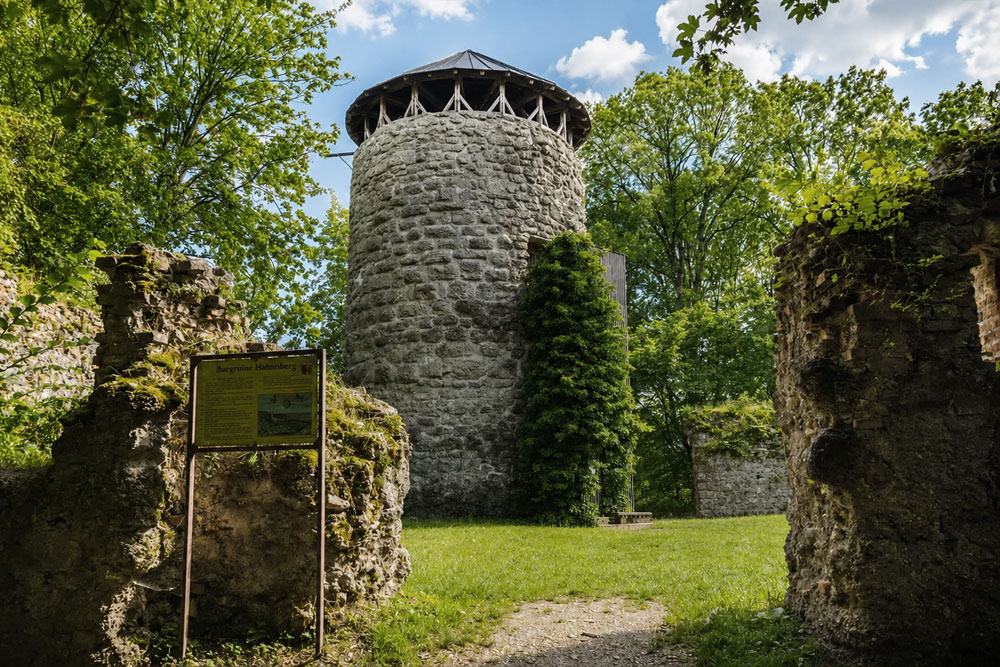 Burgruine Haltenberg (Haltenburg, Haldenberg) im Landkreis Landsberg am Lech