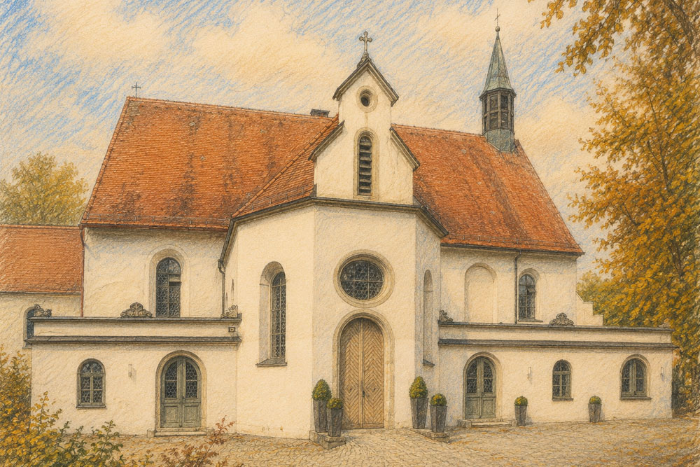 Franziskanerkloster Neuburg an der Donau (ehemalige Klosterkirche St. Anton – heute Katholische Filialkirche St. Augustin) im Landkreis Neuburg-Schrobenhausen