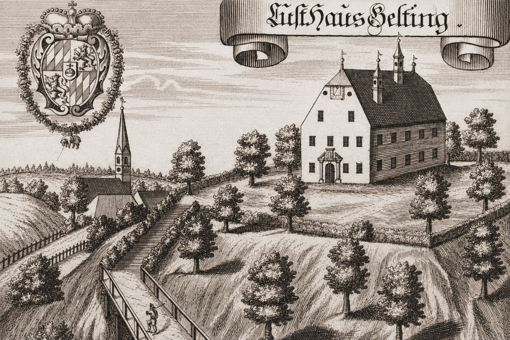 Burg Gelting (Lusthaus Gelting) im Landkreis Ebersberg
