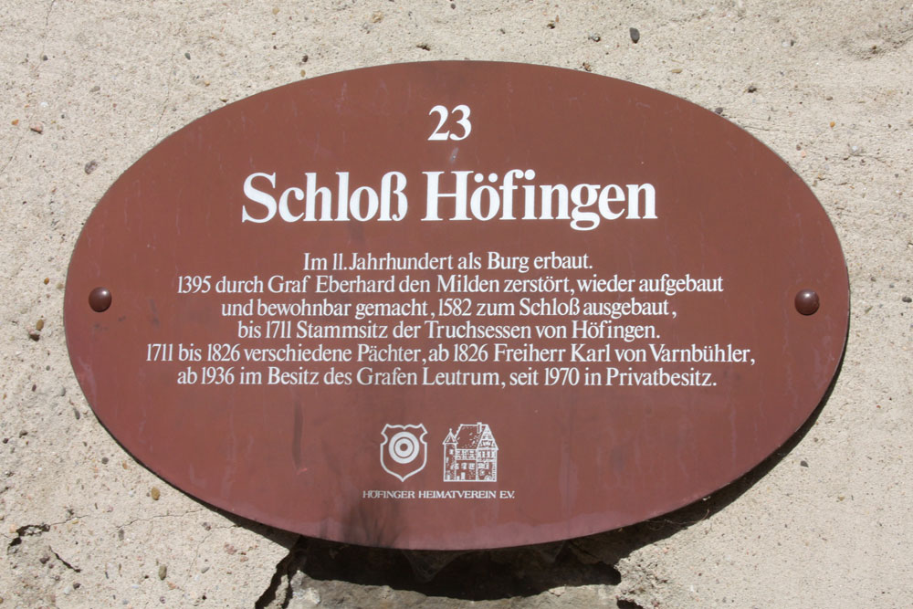 Schloss Höfingen Schloss Höfingen im Landkreis Böblingen