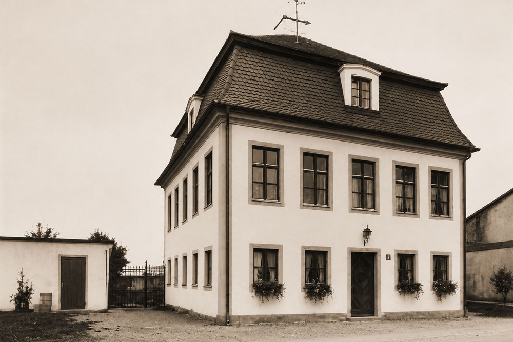 Schloss Knodorf - Historische Aufnahme Schloss Knodorf im Landkreis Pfaffenhofen an der Ilm