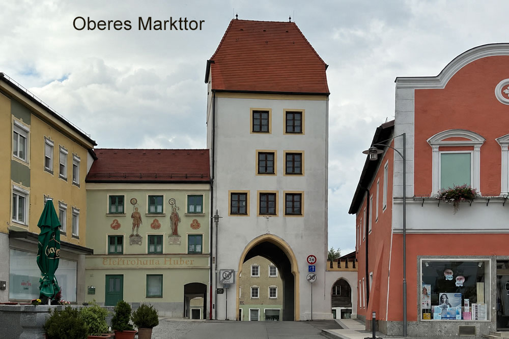 Stadtbefestigung Neumarkt-Sankt Veit - Oberes Markttor Stadtbefestigung Neumarkt-Sankt Veit im Landkreis Mühldorf am Inn