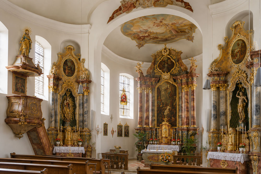 Wehrkirche Kottingwörth (St. Vitus) Wehrkirche Kottingwörth (St. Vitus) im Landkreis Eichstätt