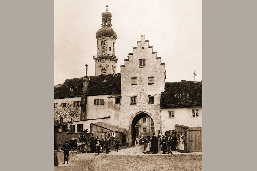 Stadtbefestigung Freising - „Freising Ziegeltor“, 1890 Stadtbefestigung Freising im Landkreis Freising