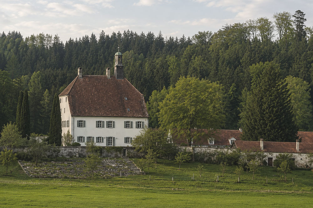 Schloss Rößlberg (Rößlsberg, Rösselsberg, Gut Rößlberg) im Landkreis Starnberg