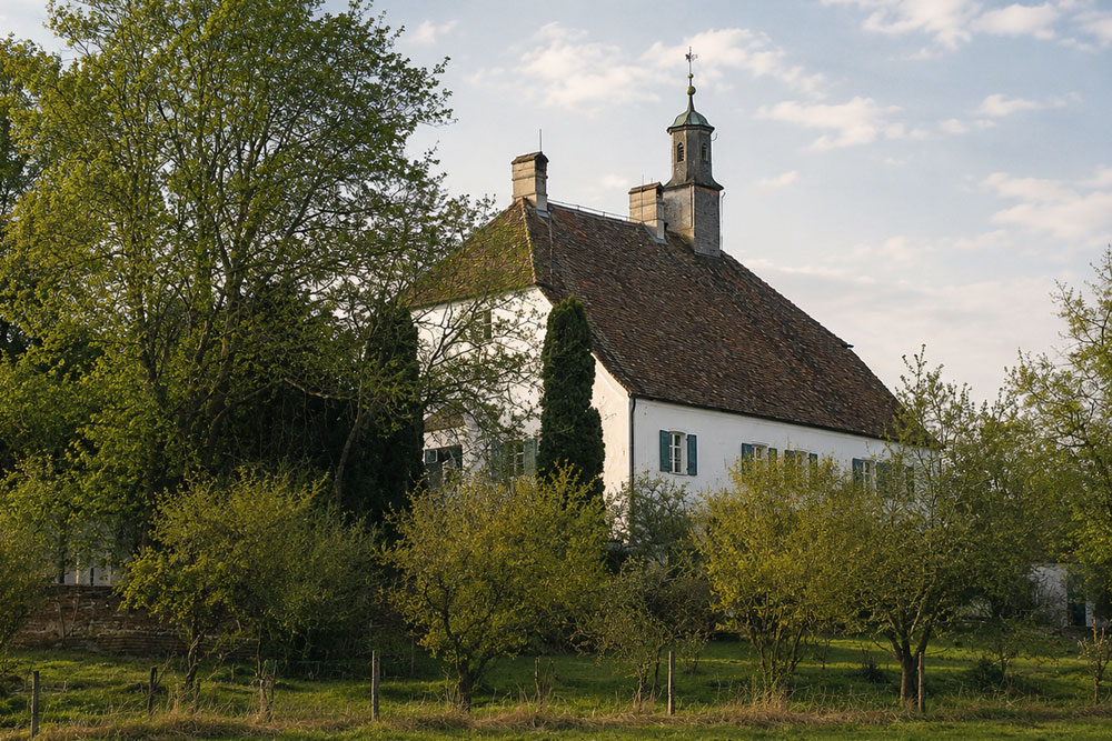 Schloss Rößlberg (Rößlsberg, Rösselsberg, Gut Rößlberg) im Landkreis Starnberg