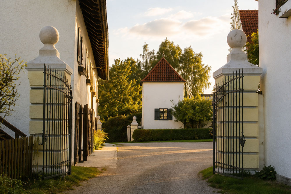 Herrenhaus Tiefenbrunn (Gut Tiefenbrunn) im Landkreis Starnberg