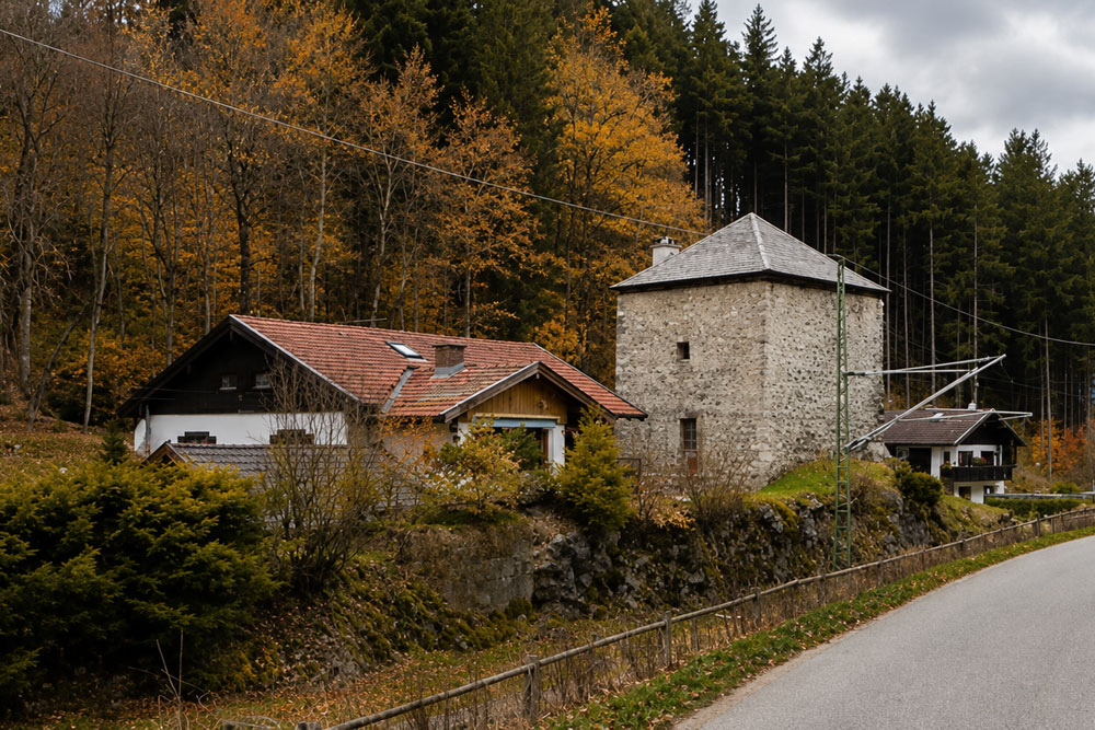 Turm Hallthurm (Hallturm) Turm Hallthurm (Hallturm) im Landkreis Berchtesgadener Land